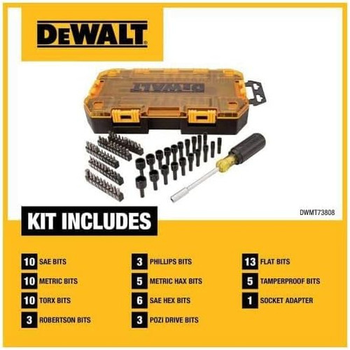 Dewalt Juego De Puntas De Destornillador Con Destornilladore