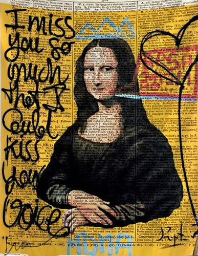 Tapiz Pared Mural Tela La Gioconda Mona Lisa Da Vinci 95x70