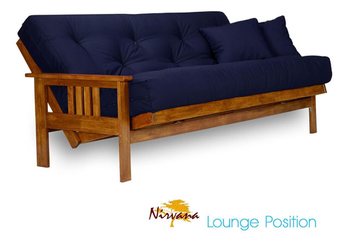 Juego De Futon Tamaño Completo Madera Noble Nirvana Futons