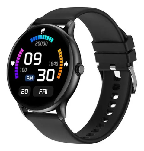 Smartwatch Con Bluetooth De Llamadas Color Negro 