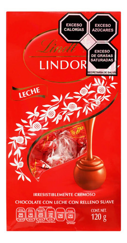 Chocolate Con Leche Lindor Lindt 120gr