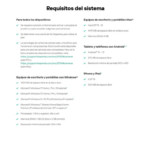 Antivirus Total Security Kaspersky 5 Dispositivo 2 Años