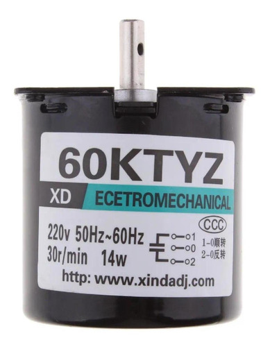 60ktyz 220v 30rpm Permanente Magnético Eléctrico Sincono Mot