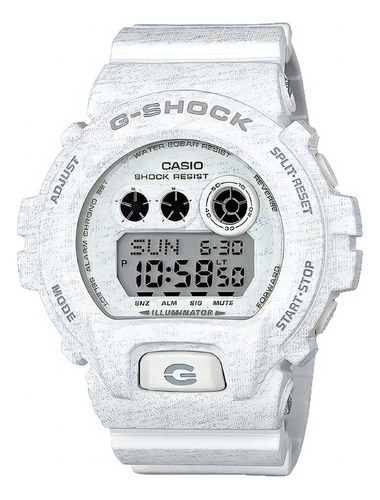 Reloj Hombre G-shock Casio Gd-x6900ht-7dr Original Color De La Correa Blanco Color Del Bisel Blanco