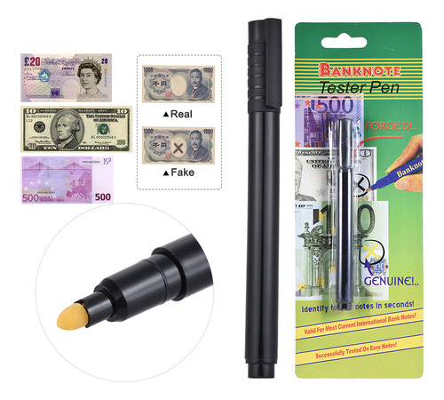 Detector De Caneta Para Verificação De Dinheiro Verificador