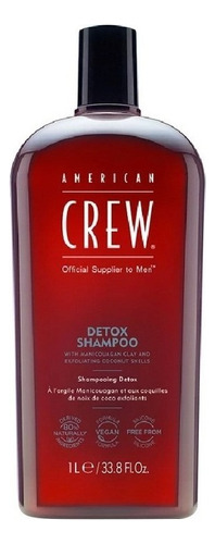 Shampoo Detox American Crew Limpieza Exfoliante 1000ml