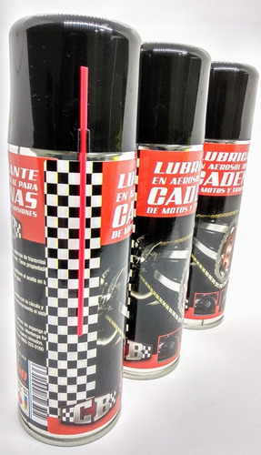 Imagen 4 de 5 de Grasa Para Cadenas De Moto Cb En Aerosol X 260 Cc