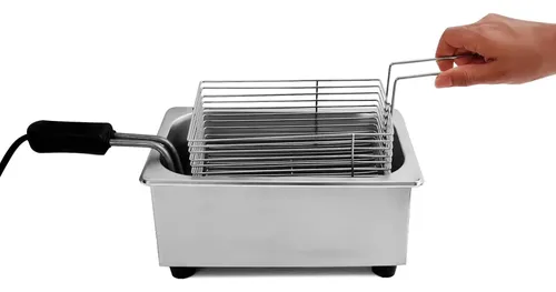Fritadeira elétrica AK Cozinha Fritadeira elétrica 1.5L inox