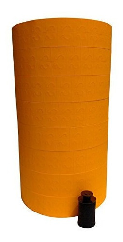 Etiquetas Monarch 1131 Orange Label Gun, 8 Rollos, 20,000