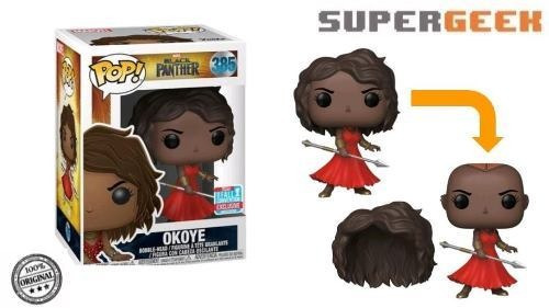 Figura de acción  Okoye Red Dress de Funko Pop!