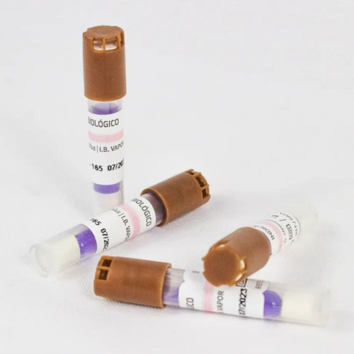 Teste Indicador Biológico Autoclave Vapor 3 Horas - 50 Unds