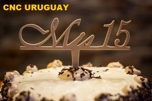 Imagen 3 de 3 de Topper Para Torta - Primer Año - Letras Decorativas