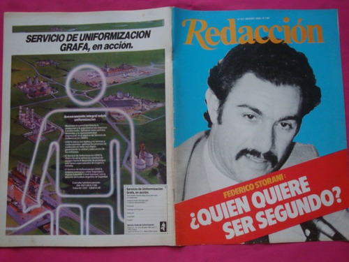 Revista Redaccion N° 157 1986 ¿quien Quiere Ser Segundo?