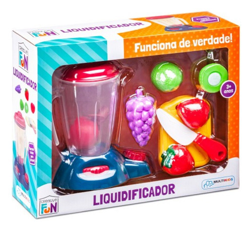 Liquidificador Creative Fun Com Frutinhas Multikids Br1438