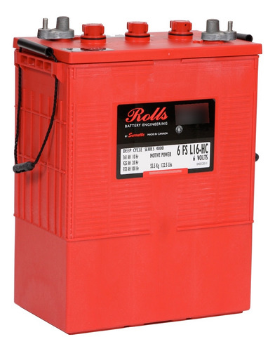 Batería 6v Rolls 6 Fs L16 Hc (plataforma, Equipo Industrial)