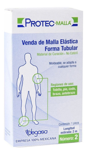 Venda De Malla Elastica Forma Tubular No.2(pieza)