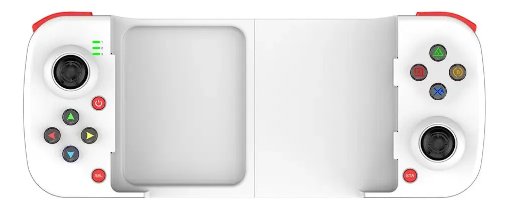 Gamepad D3 Controle Para Celular E Pc Cor Branco