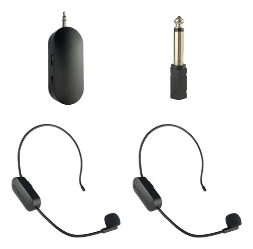 Auriculares Con Micrófono Para Guía 2 Micrófonos