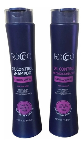 Shampoo + Acondicionador Oil Control Cabello Graso Rocco