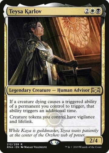 Magic Teysa Karlov Ravnica Allegiance