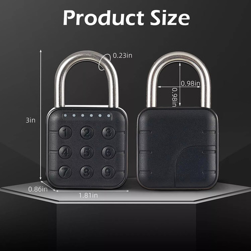 Candado Inteligente Padlock Smart Bluetooth Lock Waterproof