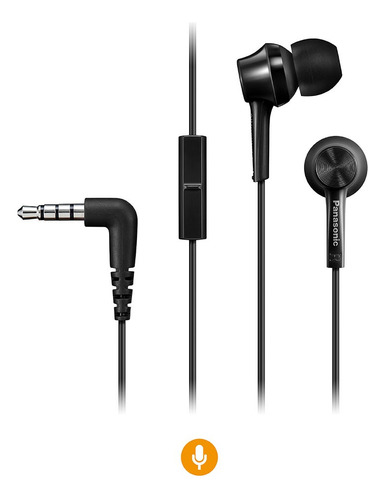 Audifonos Panasonic In-ear Rp-tcm115e Negro