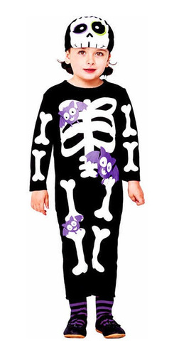 Disfraz Esqueleto Bebés Y Niños / Halloween