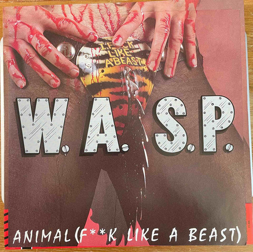Ep Wasp Animal F**k Like A Beast Vinilo Japonés Con Pegatina (Usado)