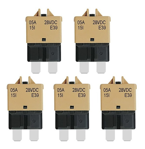 Lenkrad 5pcs 12v-28v Dc 5a Disyuntor Cuchilla Fusible Manual