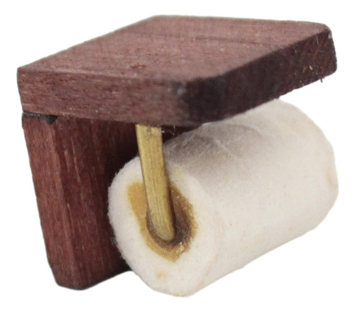 2 Soporte De Papel Higiénico Para Casa De Muñecas 1/12,