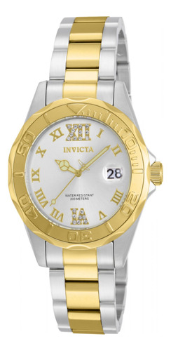 Reloj Para Dama Invicta Pro Diver 12852 Oro, Acero