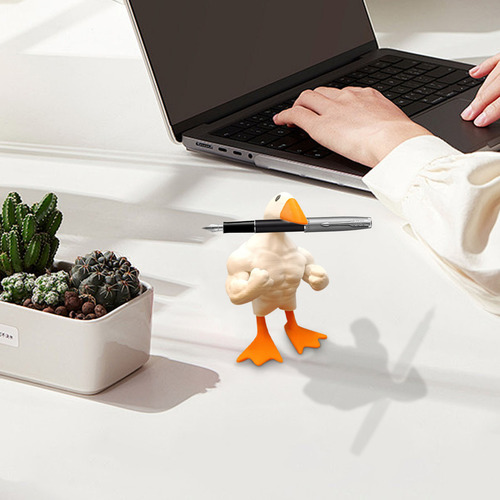 Adorno Magnético Con Forma De Pato Macho Musculoso, Diseño D