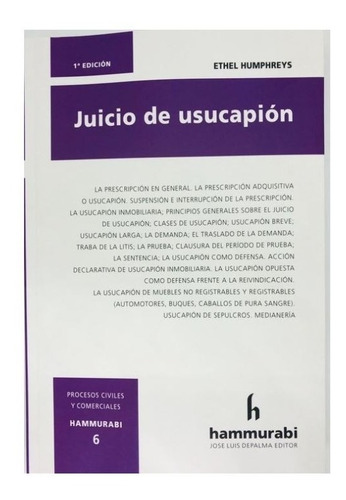 Juicio De Usucapión | Envío gratis