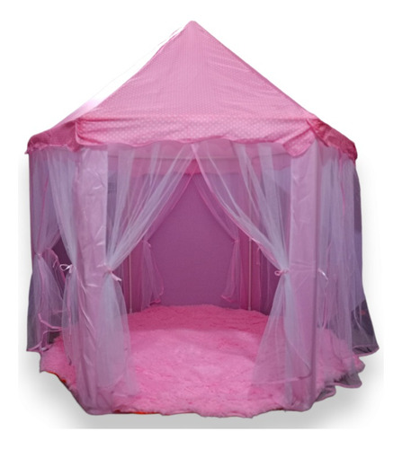 Carpa Castillo Rosado Para Niñas + Tapete 