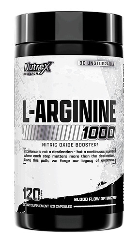 Arginina Nutrex 1000mg 120caps - Unidad a $75900