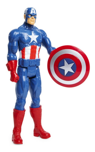 Capitán América Titan Hero Series Figura De Acción Original