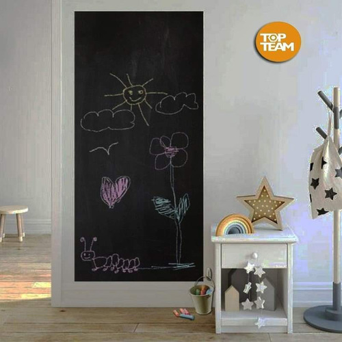 Pizarra Ecologica Vinil Adhesiva Topteam Usa 2 Mts X 45 Cm