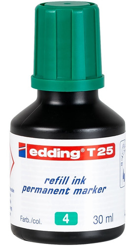 Tinta Permanente Para Recarga Edding T25