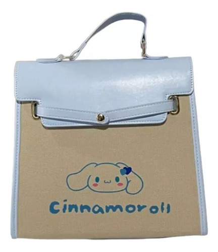 Cartera Bag Sanrio Cinnamoroll Bolso Mochila Ecocuero 