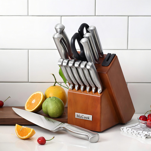 Juego De Cuchillos Mc29 15 Cuchillos De Cocina Con Afilado