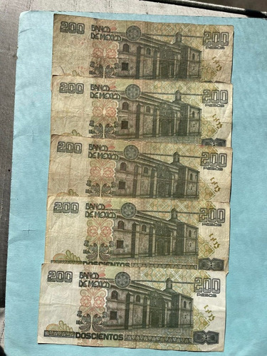 200 Pesos Sor Juana De Papel 2007 En Buen Estado Familia D1!