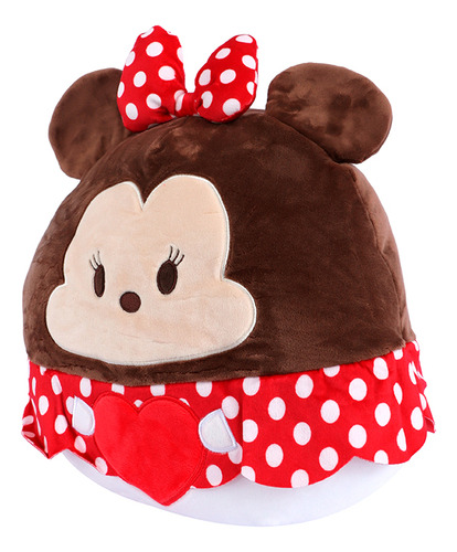 Miniso Peluche Disney Minnie Mouse Corazón Felpa 33x39 Cm
