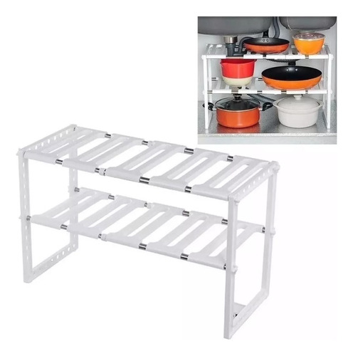 Organizador Multiuso Fregadero Rack Expandible Cocina