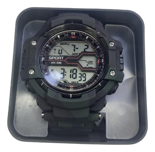 Reloj Militar Camuflaje Tactico Alarma Sumergible 50m