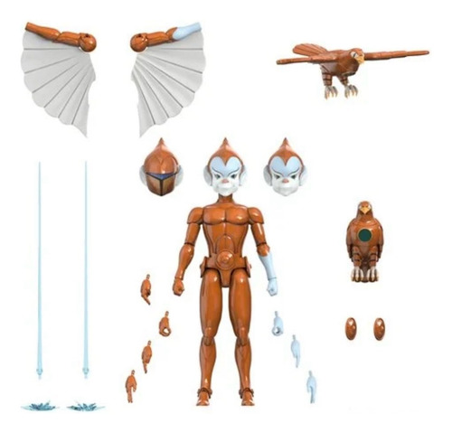 Super7 Silverhawks Niño De Cobre Con Space Racer Halcones
