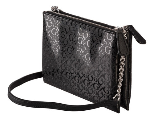 Imagen 3 de 7 de Bolsa Guess Campos Mini Dbl Zip Crossbody Para Mujer