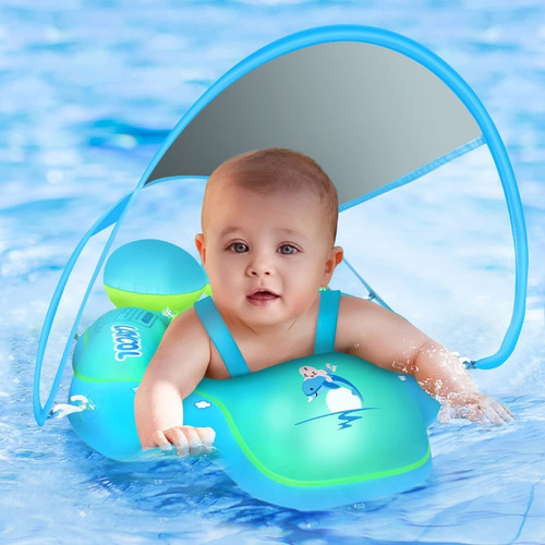 Imagen 1 de 6 de Flotador De Natación Para Bebé Con Toldo Upf50+ C,n,r.