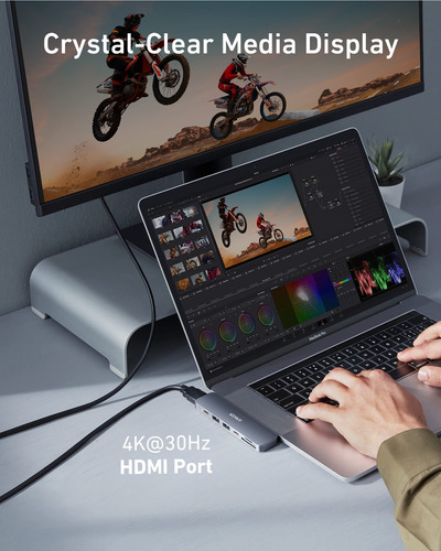 Hub Usb C Anker 7 Em 2 Para Macbook Com Fornecimento De Ener