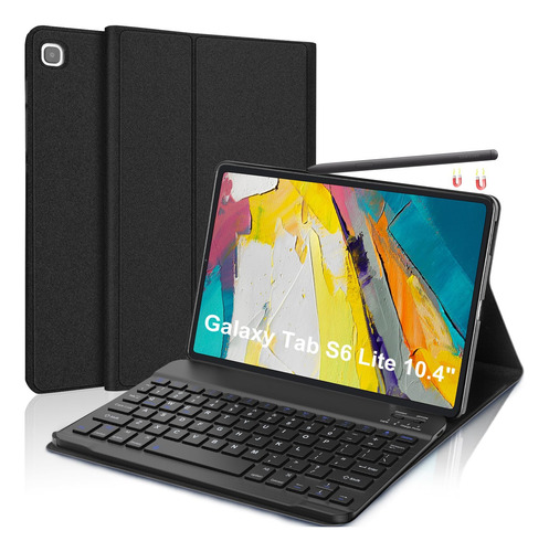 Funda Teclado Samsung Galaxy Tab S6 Lite 10.4 Pulgadas 2020 Color