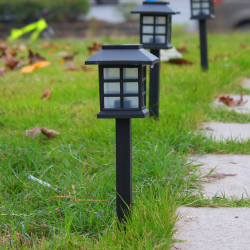 Juego De 2 Lámparas Led Con Luz Solar Para Césped Y Paisaje
